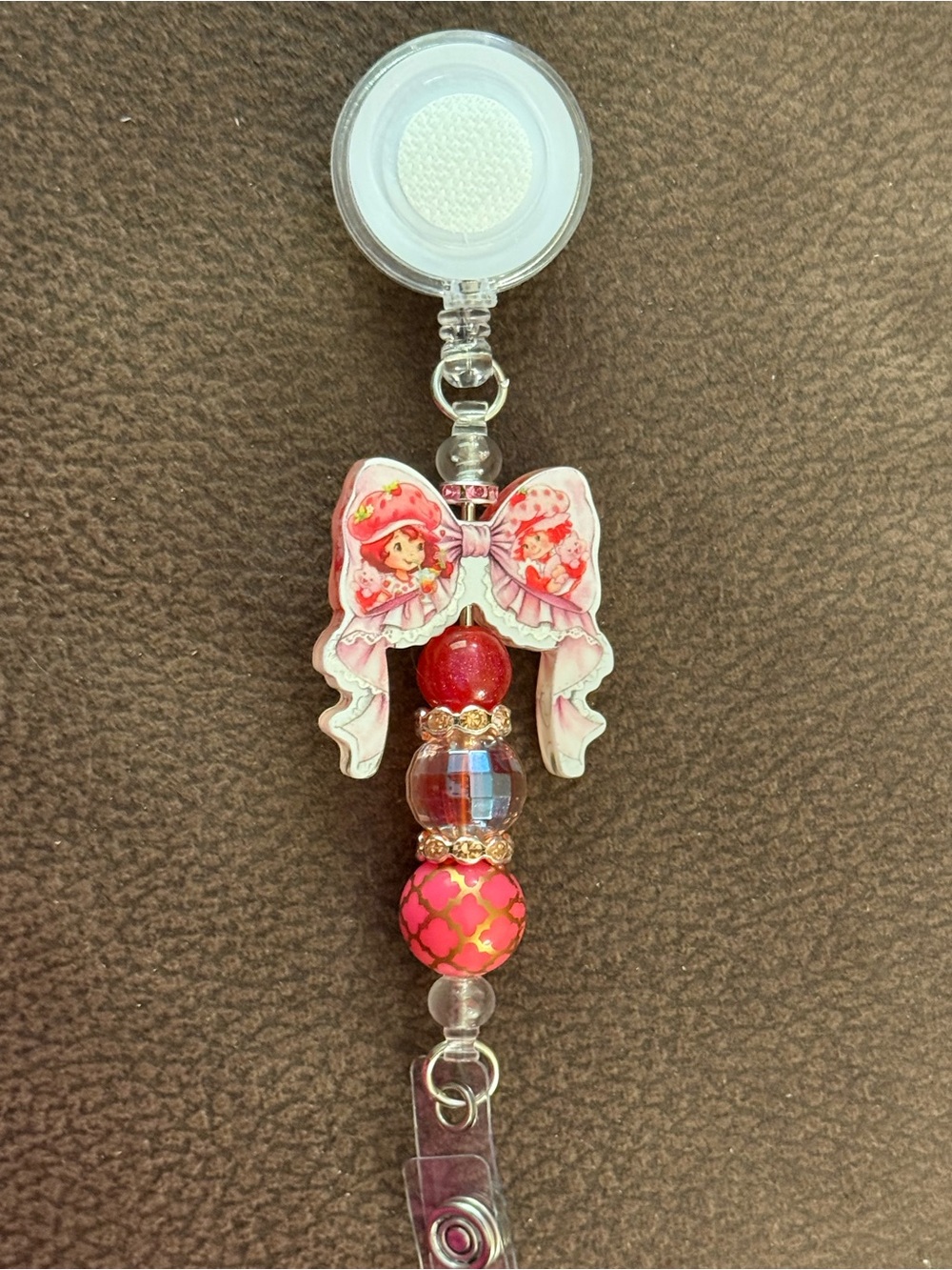 Strawberry Shortcake Retractable Badge Reel
